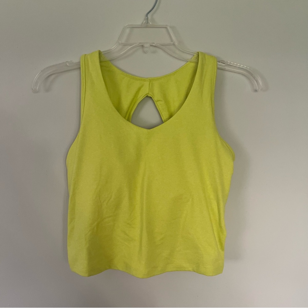 Zobha Crop Workout Tank with Built-In Bra